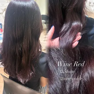 カラー 藤田 琉那のヘアスタイル