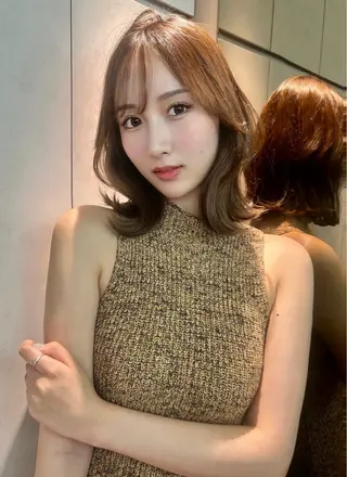 ミディアム 大宮 / nanami 🤍のヘアスタイル