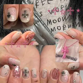ネイル GO TODAY 吉祥寺Glint所属・うの 韓国ﾈｲﾙ໒꒱⋆⭒˚のネイルデザイン