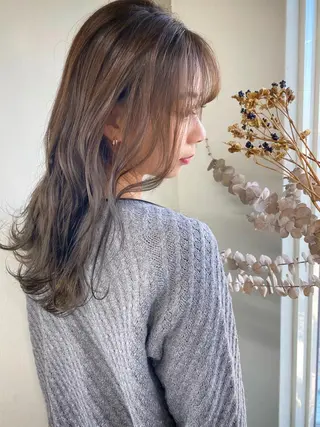 セミロング 小澤大輔 YOLO hairのヘアスタイル