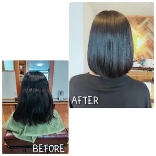 ミディアム hair×cafe KUMA所属・ﾍｱ×ｶﾌｪKUMA KOSMOのヘアスタイル