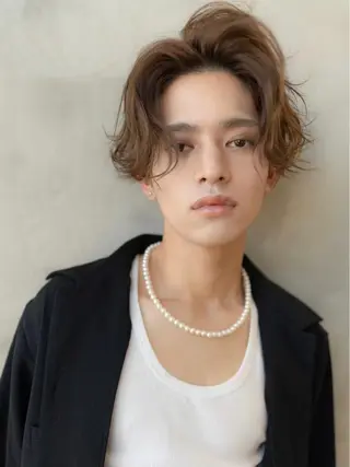 カラー パーマ メンズ RAF TOKYO所属・10月限定モニター 髪質改善美髪矯正のヘアスタイル