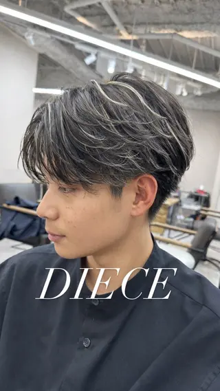 カラー パーマ メンズ DIECE所属・メンズ特化 ⚡️ナツキ⚡️のヘアスタイル