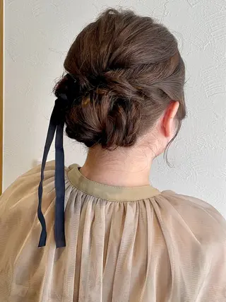 セミロング ヘアアレンジ GOTODAY SHAiRE SALON所属・札幌 ヘアアレンジ 🍎 タナカセリナのヘアスタイル