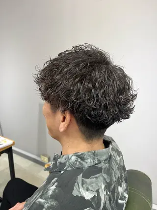 パーマ メンズ 小池 風賀のヘアスタイル
