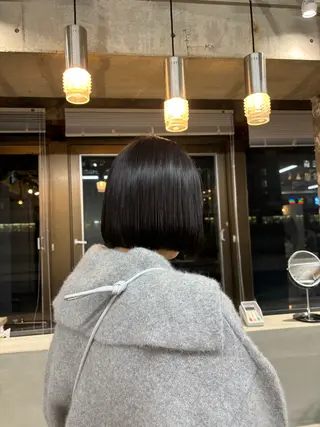 ショート 桂 奈穂のヘアスタイル