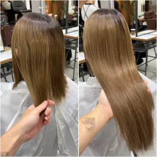 ロング KEISUKE/ 艶カラー🧡エクステのヘアスタイル