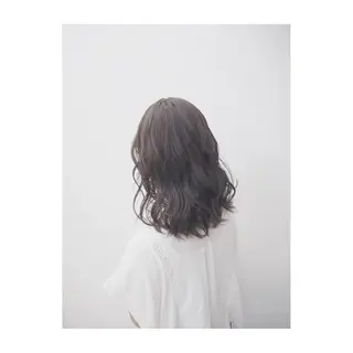 ミディアム カラー 永岡 鉄平のヘアスタイル