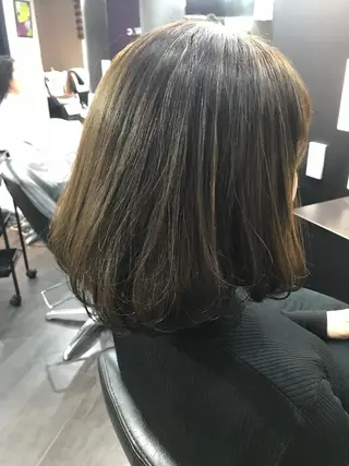 ミディアム カラー ハイライト/髪質改善 ans/黒木 和大のヘアスタイル