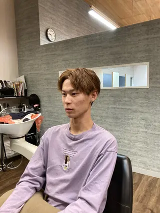 ショート カラー メンズ kaming所属・メンズ特化💈/ 長谷川翼のヘアスタイル