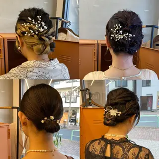 ヘアアレンジ R hair 金山所属・お呼ばれヘア｜ 金山｜山本夏菜のヘアスタイル