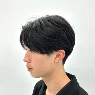 ショート パーマ メンズ 【メンズパーマ特化】 🍏網中勇喜のヘアスタイル