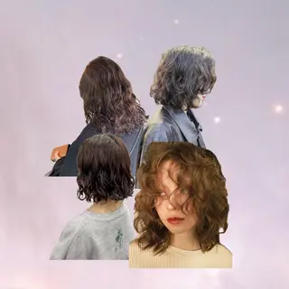 ミディアム Rio🎀 カラー/顔周りカットのヘアスタイル