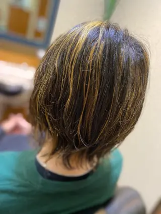 ミディアム カラー メンズ カット&リラクゼーションサロンA/Z所属・メンズカット kimotoのヘアスタイル