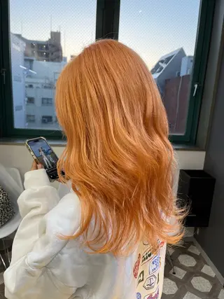 カラー dao/ミルクティー /ブラウン/ブロンドのヘアスタイル