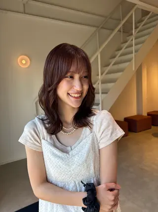 ミディアム カラー 🌼あんなtrend color🌼のヘアスタイル