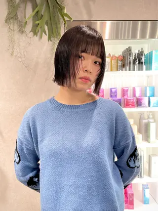 カラー スミレ /アレンジ /コーンロウ/メンズのヘアスタイル