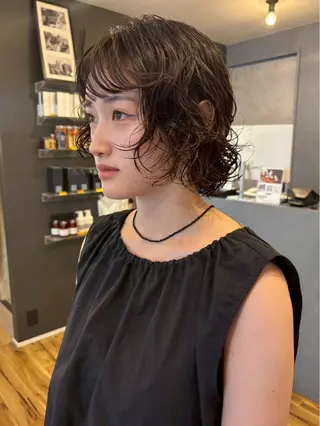 ショート パーマ ANs. YUIのヘアスタイル