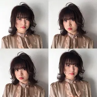 ミディアム カラー パーマ nambu-GARDEN所属・上田 昂雅のヘアスタイル