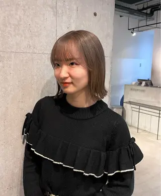 ショート ベージュカラー/ 新潟/万代/なお🎀のヘアスタイル