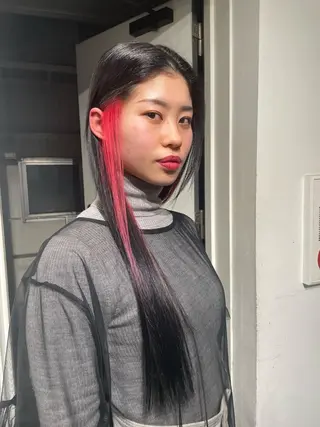 ロング カラー ryuei /原宿のヘアスタイル