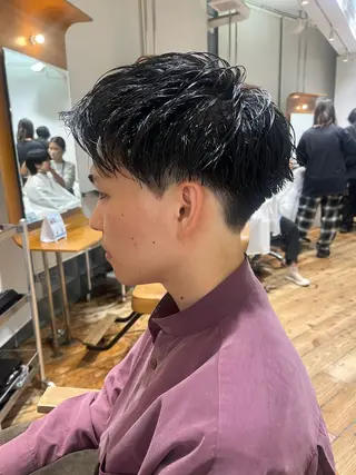 ショート カラー メンズ カット/パーマモデル 募集🩵　yukaのヘアスタイル