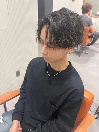 ショート パーマ メンズ Bond Story white所属・【メンズ特化】 メンズパーマ/雄斗のヘアスタイル