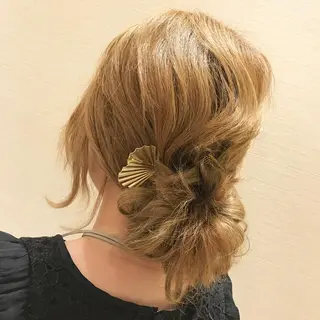 セミロング ヘアアレンジ 似合わせカット🌿 前川のヘアスタイル