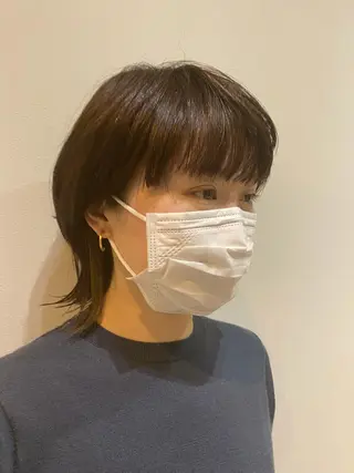 ショート カラー 大人かわいい×艶髪 🤍塩川のヘアスタイル