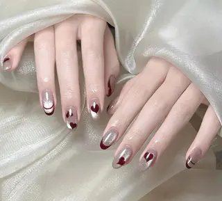 ネイル By moonネイル 🌷ワンホン/韓国風のネイルデザイン