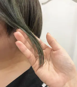 カラー MOLLA 浅香山店所属・谷口ゆめ/縮毛矯正/ 大人女子/眉ワックスのヘアスタイル