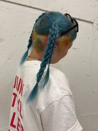 ロング カラー tama /カットモデルのヘアスタイル