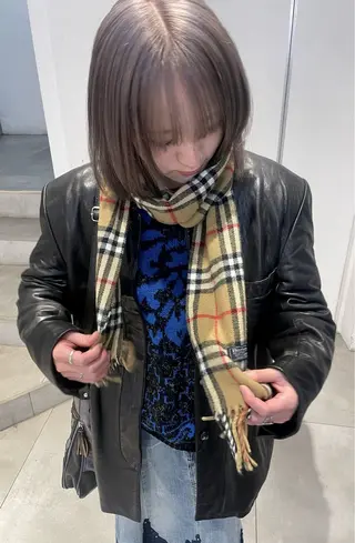 カラー ハッシュレイヤー/ ハイトーン/senaのヘアスタイル