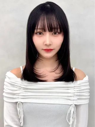 セミロング 🇰🇷韓国ヘア★ 副店長.쿠리타⭐︎のヘアスタイル