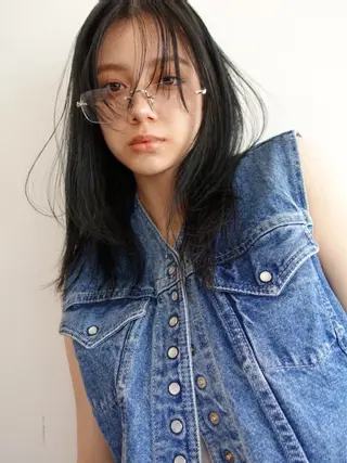 ロング 透明感🎀LOREN エリコ🌈のヘアスタイル