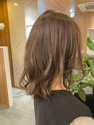 ミディアム カラー 門崎未依/レイヤー/ メンズカット🪿🌼のヘアスタイル