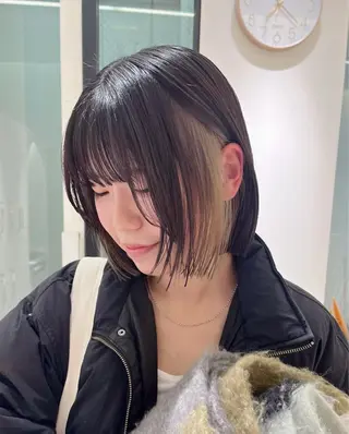 ショート カラー ParveMix￤ 大賀さつき🍨🤍のヘアスタイル