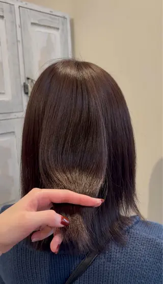 ミディアム カラー モデルさん募集中🎀 内藤ほのか/艶カラーのヘアスタイル