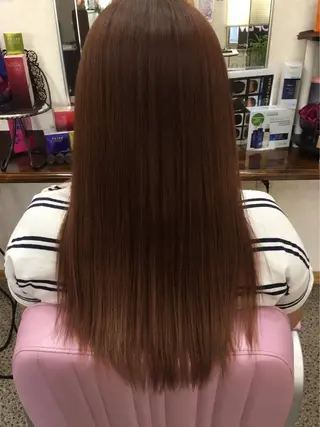 ロング パーマ ヘアースタジオB7所属・三木 あやなのヘアスタイル