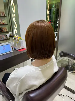 ショート ぷつっとボブ/ちゅる ピンク/mika☆のヘアスタイル