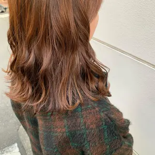 セミロング サナ🌱 切りっぱなしボブのヘアスタイル