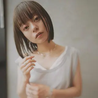 ショート ヘアアレンジ fifth JINGUMAE所属・波巻きスパイラルパー マ/シャドウパーマ駿のヘアスタイル