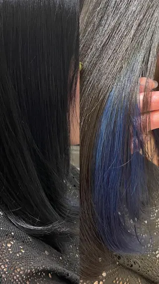 セミロング カラー Hus所属・【Hus】 YUI🌟のヘアスタイル