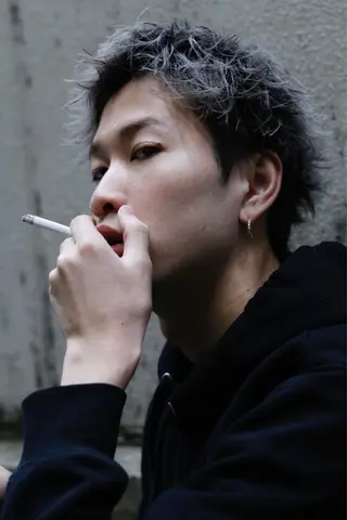 ショート パーマ ラフィスヘアー所属・熊本メンズ 特化美容師林卓真のヘアスタイル