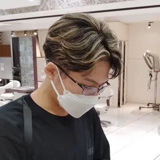 ショート カラー メンズ さくらば ここのヘアスタイル