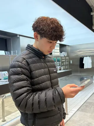 パーマ メンズ fifth 武正 琉生のヘアスタイル