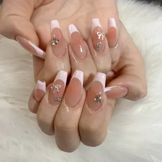 ネイル 🎀nana🫧 ワンホンネイル🎀のネイルデザイン