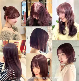 カラー レイヤー×暖色カラー 🩰ayano♡のヘアスタイル