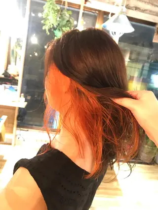 セミロング カラー Miku❇️ フェイスレイヤーのヘアスタイル