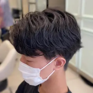 パーマ メンズ メンズ縮毛矯正 ♠️店長下平隼人のヘアスタイル